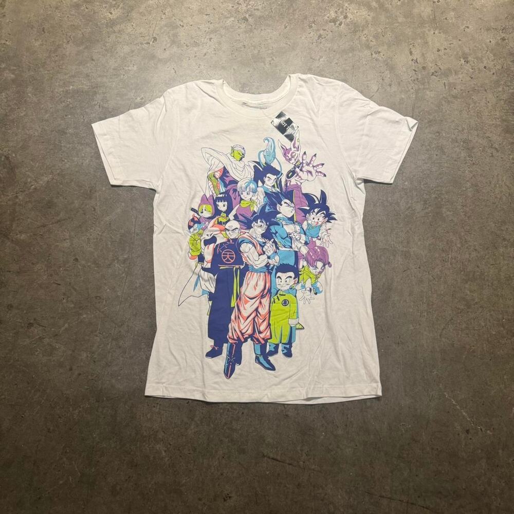 Dragon ball z white multi coloured